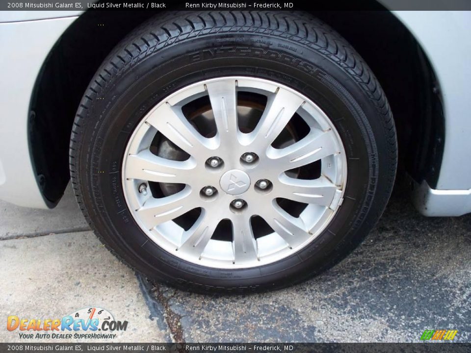 2008 Mitsubishi Galant ES Liquid Silver Metallic / Black Photo #3