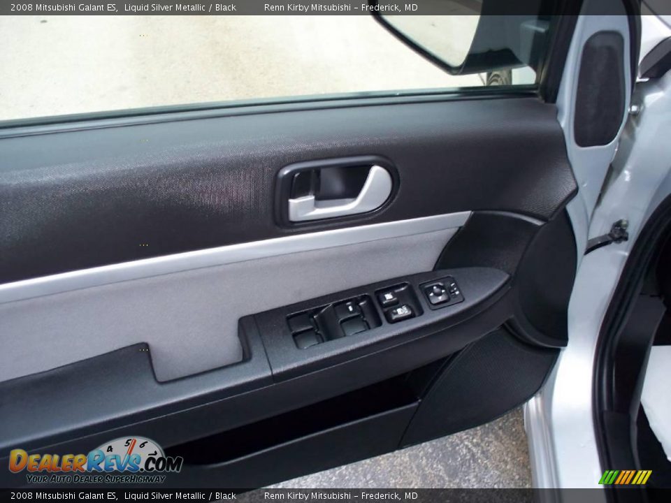 2008 Mitsubishi Galant ES Liquid Silver Metallic / Black Photo #5