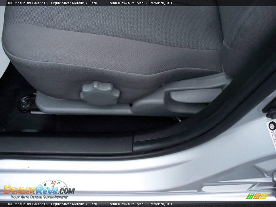 2008 Mitsubishi Galant ES Liquid Silver Metallic / Black Photo #6