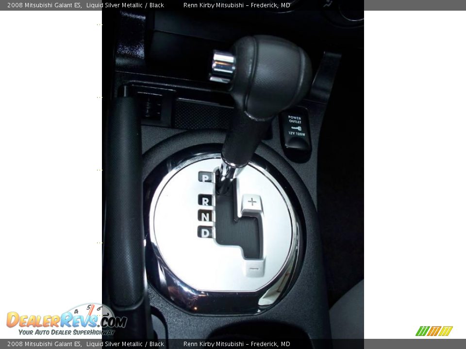 2008 Mitsubishi Galant ES Liquid Silver Metallic / Black Photo #10