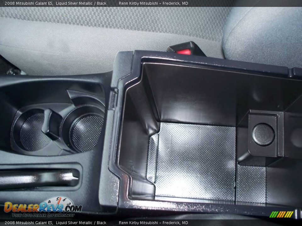 2008 Mitsubishi Galant ES Liquid Silver Metallic / Black Photo #11