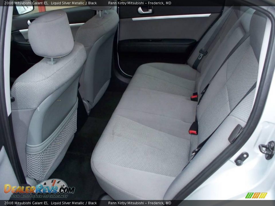 2008 Mitsubishi Galant ES Liquid Silver Metallic / Black Photo #13