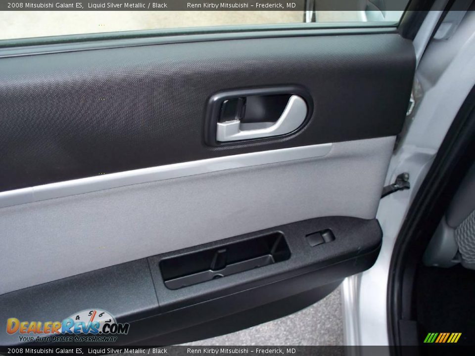 2008 Mitsubishi Galant ES Liquid Silver Metallic / Black Photo #14