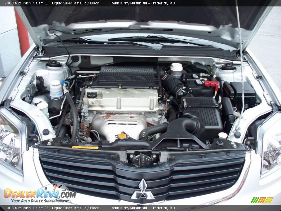 2008 Mitsubishi Galant ES Liquid Silver Metallic / Black Photo #19