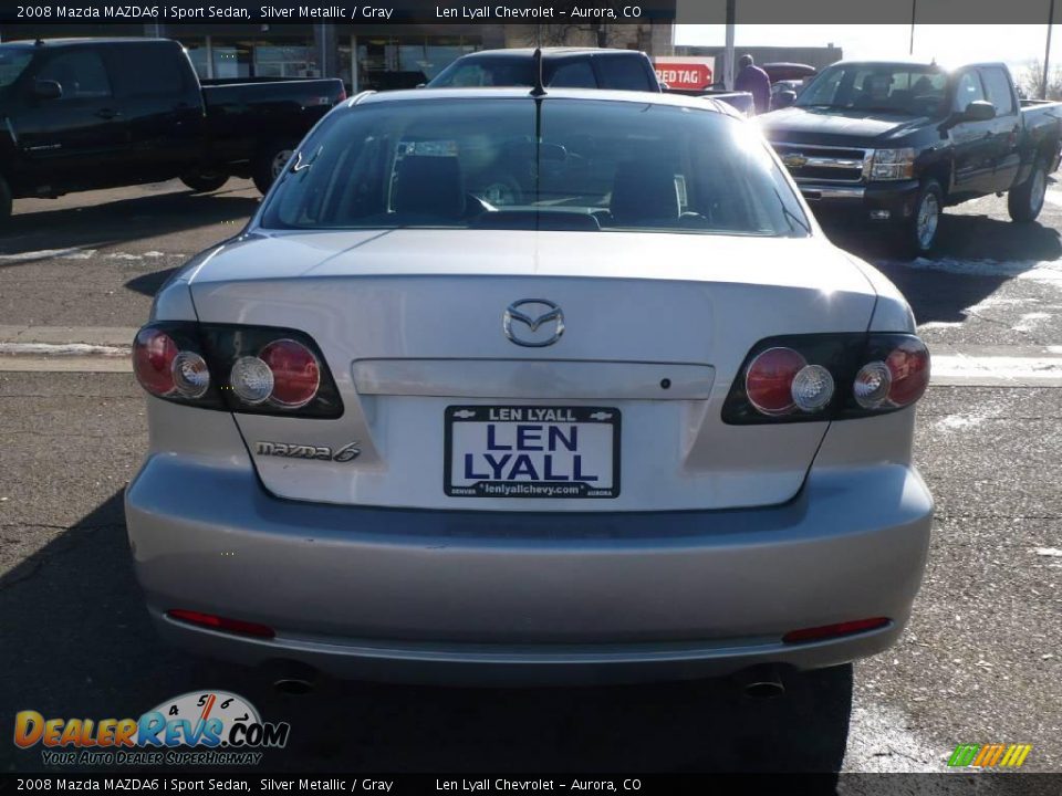 2008 Mazda MAZDA6 i Sport Sedan Silver Metallic / Gray Photo #5