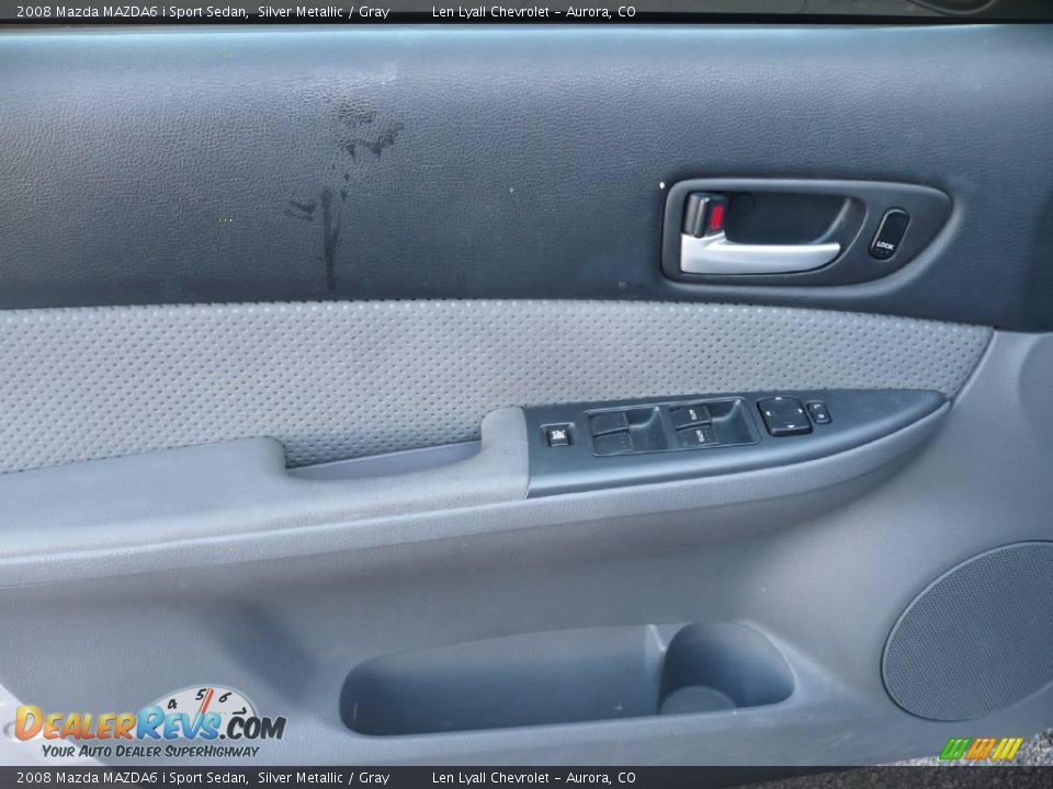 2008 Mazda MAZDA6 i Sport Sedan Silver Metallic / Gray Photo #7