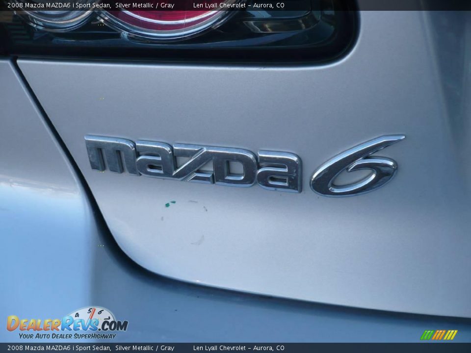 2008 Mazda MAZDA6 i Sport Sedan Silver Metallic / Gray Photo #12