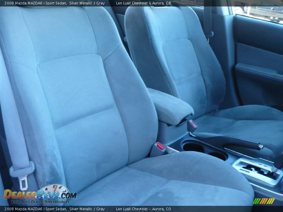 2008 Mazda MAZDA6 i Sport Sedan Silver Metallic / Gray Photo #13