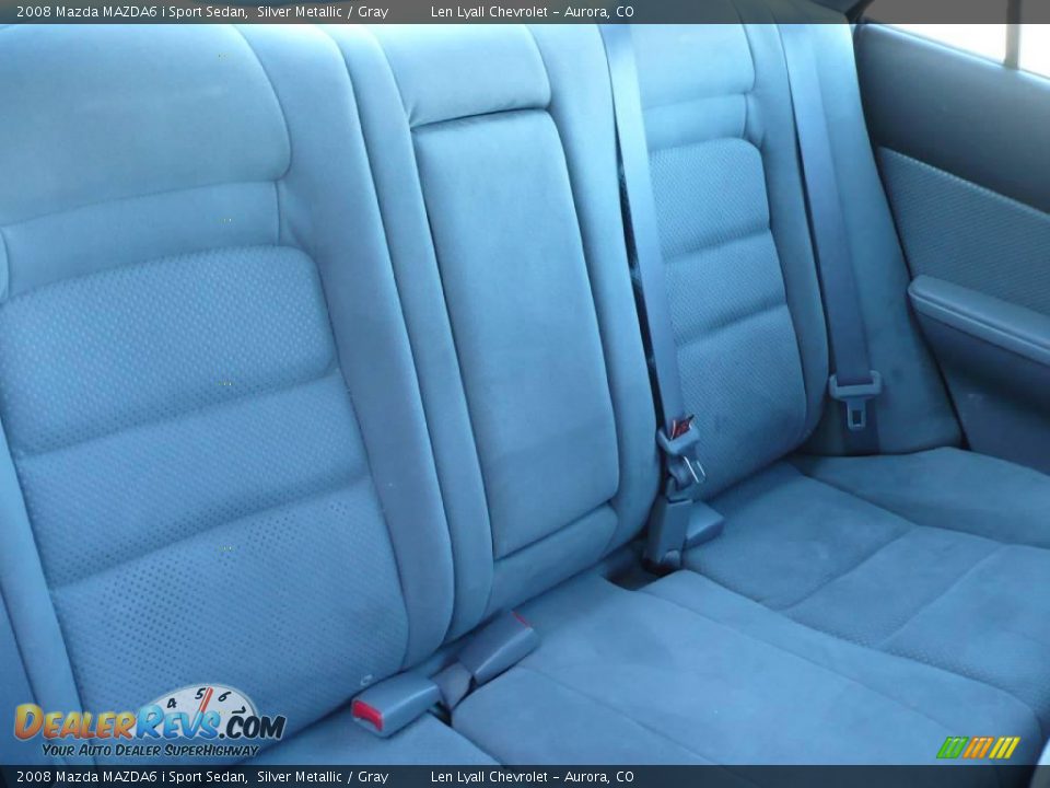 2008 Mazda MAZDA6 i Sport Sedan Silver Metallic / Gray Photo #14