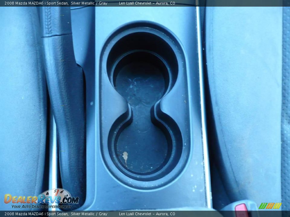 2008 Mazda MAZDA6 i Sport Sedan Silver Metallic / Gray Photo #17