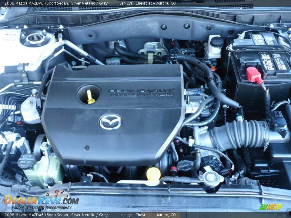 2008 Mazda MAZDA6 i Sport Sedan Silver Metallic / Gray Photo #18