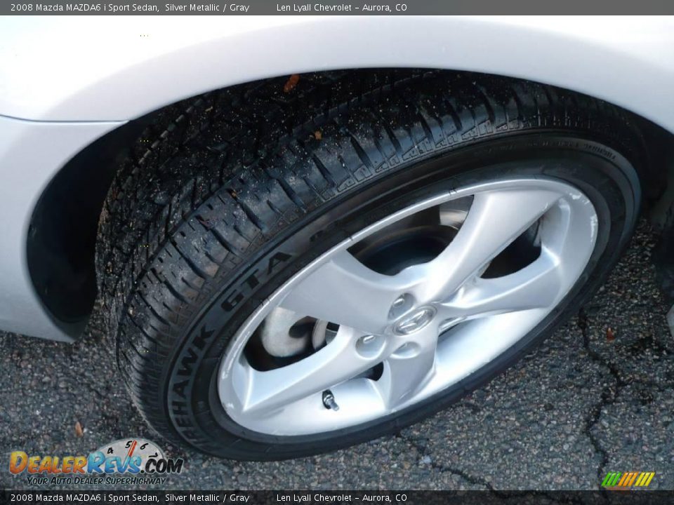 2008 Mazda MAZDA6 i Sport Sedan Silver Metallic / Gray Photo #19