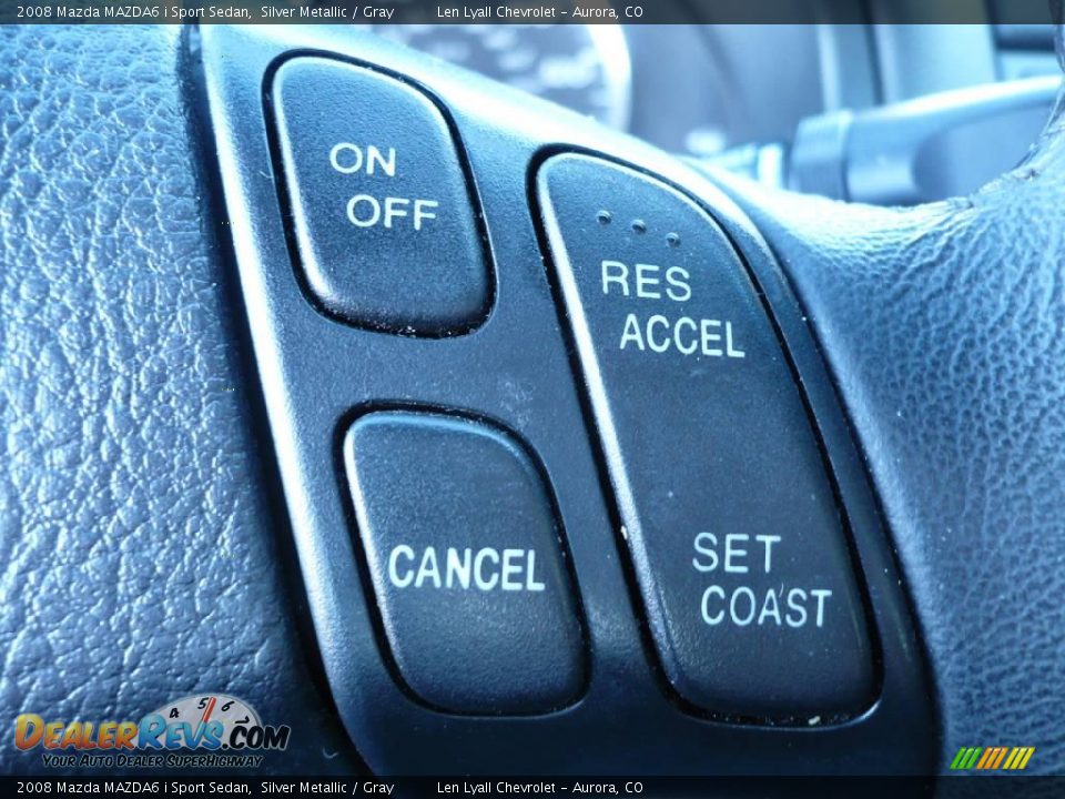 2008 Mazda MAZDA6 i Sport Sedan Silver Metallic / Gray Photo #22