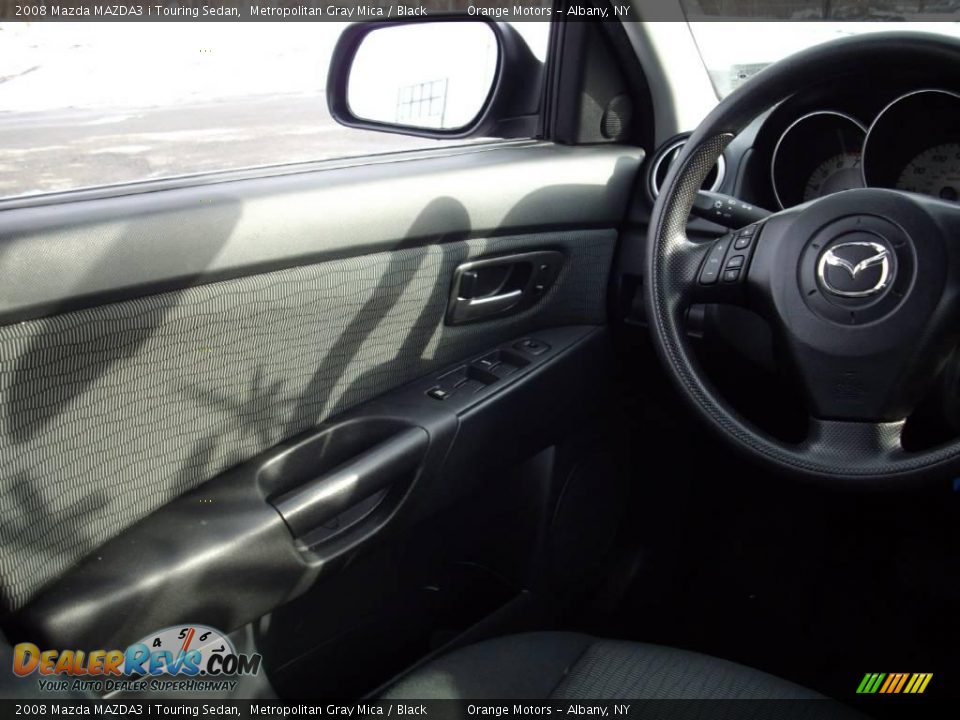 2008 Mazda MAZDA3 i Touring Sedan Metropolitan Gray Mica / Black Photo #7