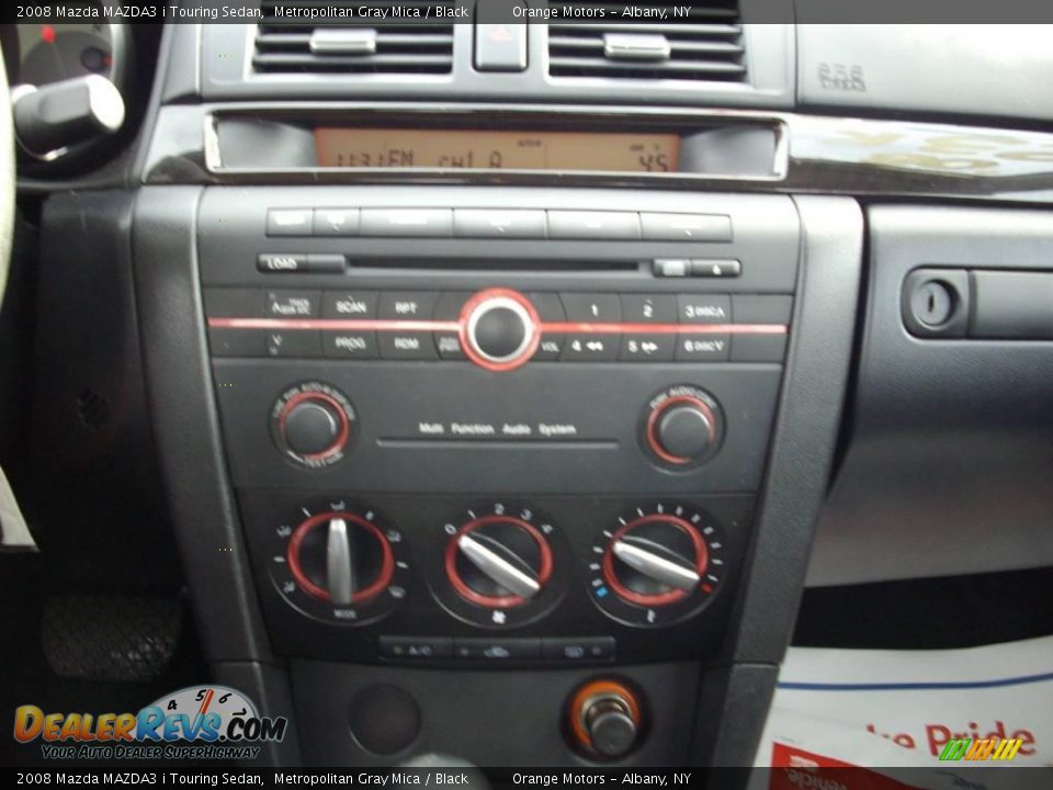 2008 Mazda MAZDA3 i Touring Sedan Metropolitan Gray Mica / Black Photo #11