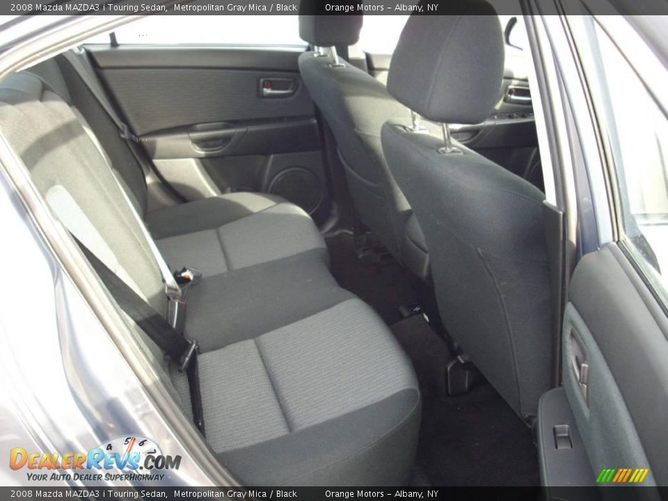 2008 Mazda MAZDA3 i Touring Sedan Metropolitan Gray Mica / Black Photo #13