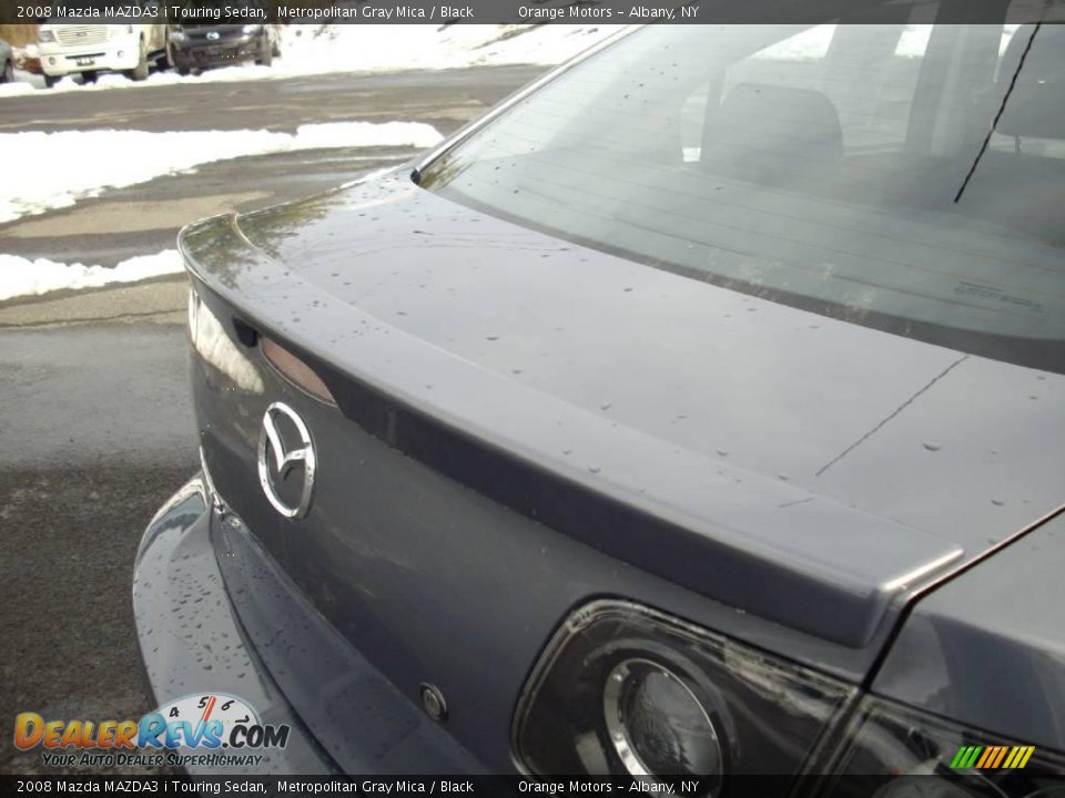 2008 Mazda MAZDA3 i Touring Sedan Metropolitan Gray Mica / Black Photo #14