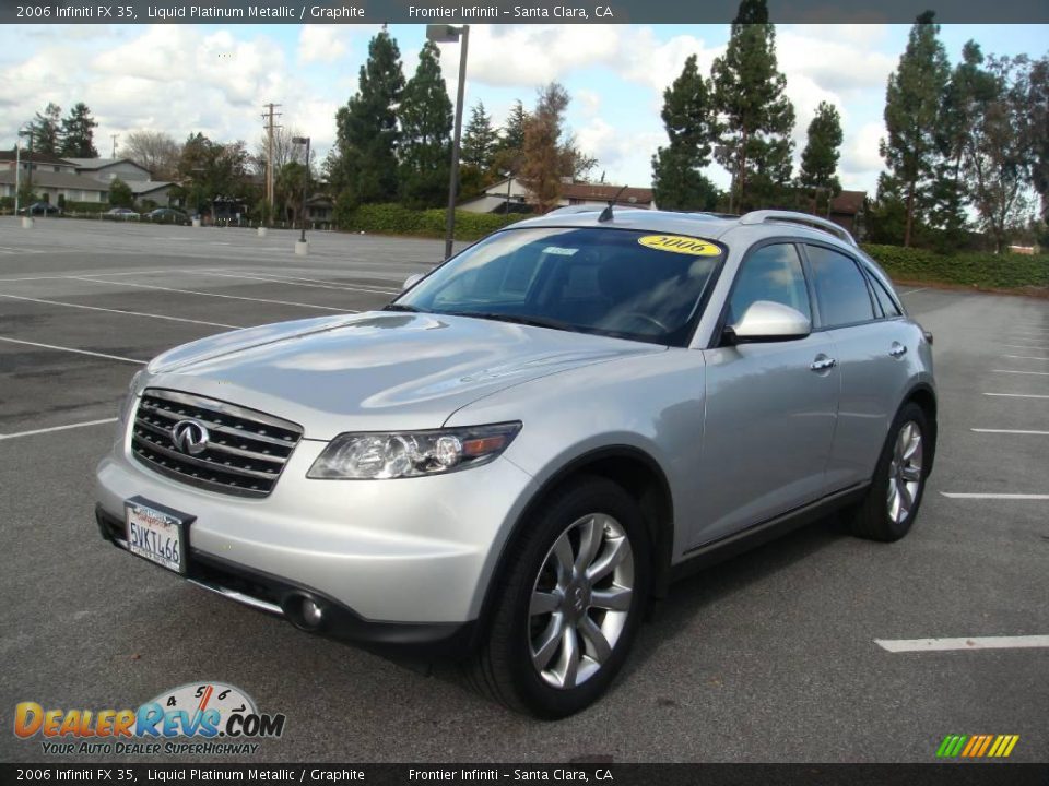 2006 Infiniti FX 35 Liquid Platinum Metallic / Graphite Photo #1