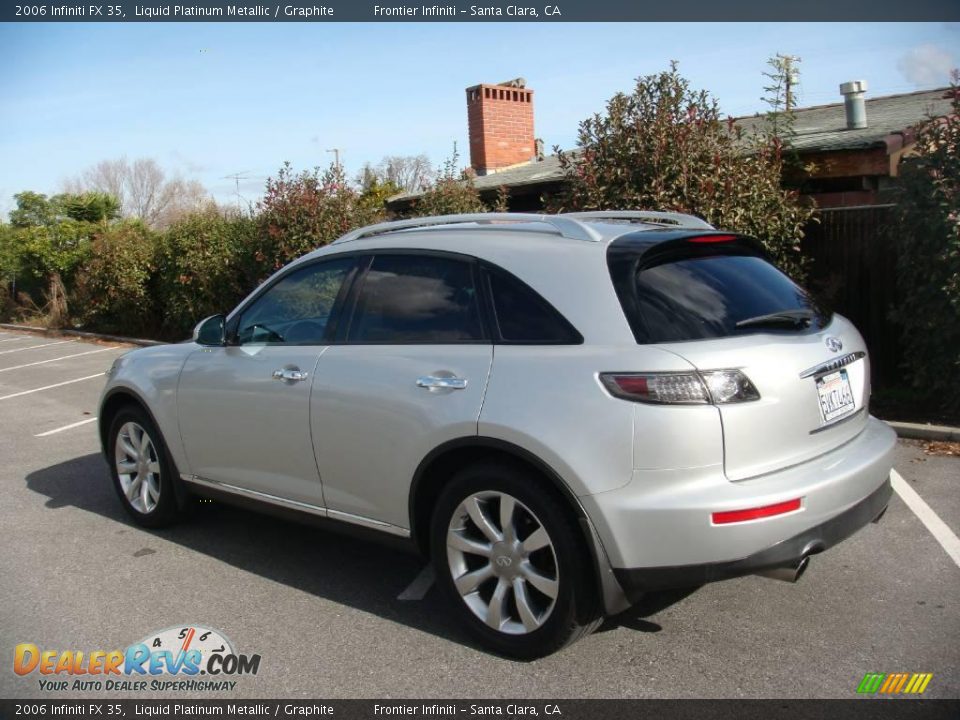 2006 Infiniti FX 35 Liquid Platinum Metallic / Graphite Photo #2