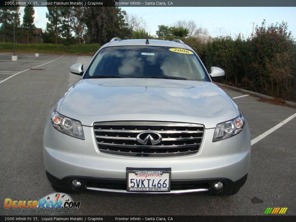 2006 Infiniti FX 35 Liquid Platinum Metallic / Graphite Photo #7