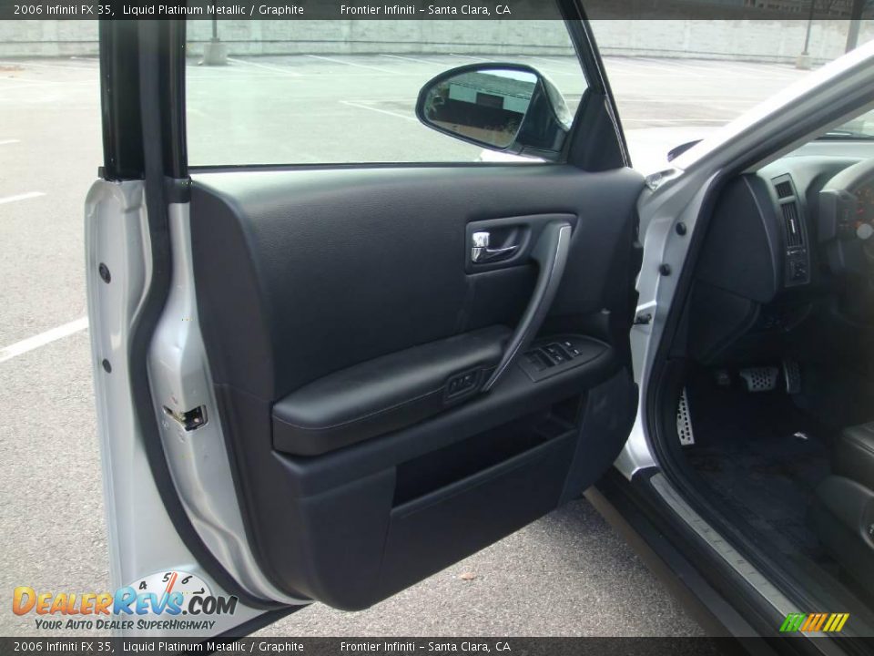 2006 Infiniti FX 35 Liquid Platinum Metallic / Graphite Photo #10