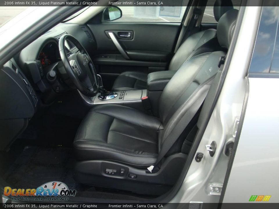 2006 Infiniti FX 35 Liquid Platinum Metallic / Graphite Photo #11