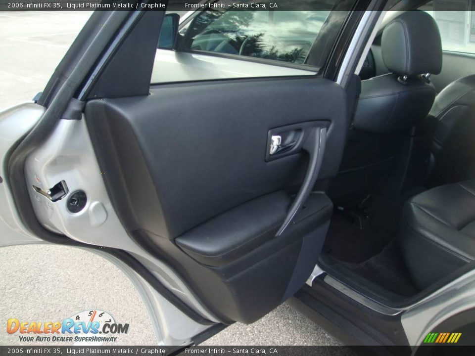 2006 Infiniti FX 35 Liquid Platinum Metallic / Graphite Photo #12