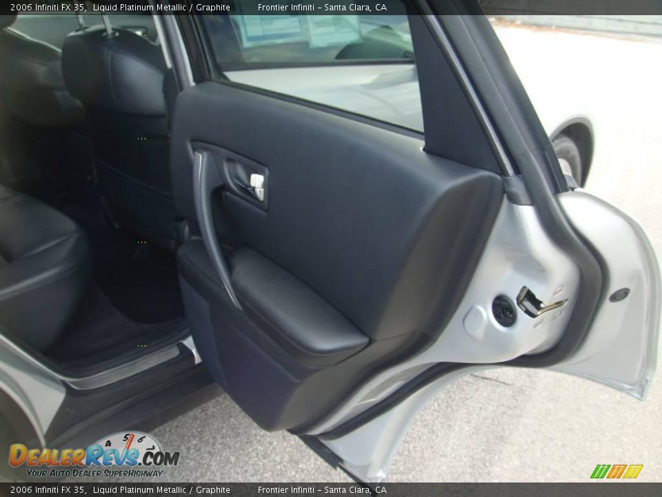 2006 Infiniti FX 35 Liquid Platinum Metallic / Graphite Photo #16