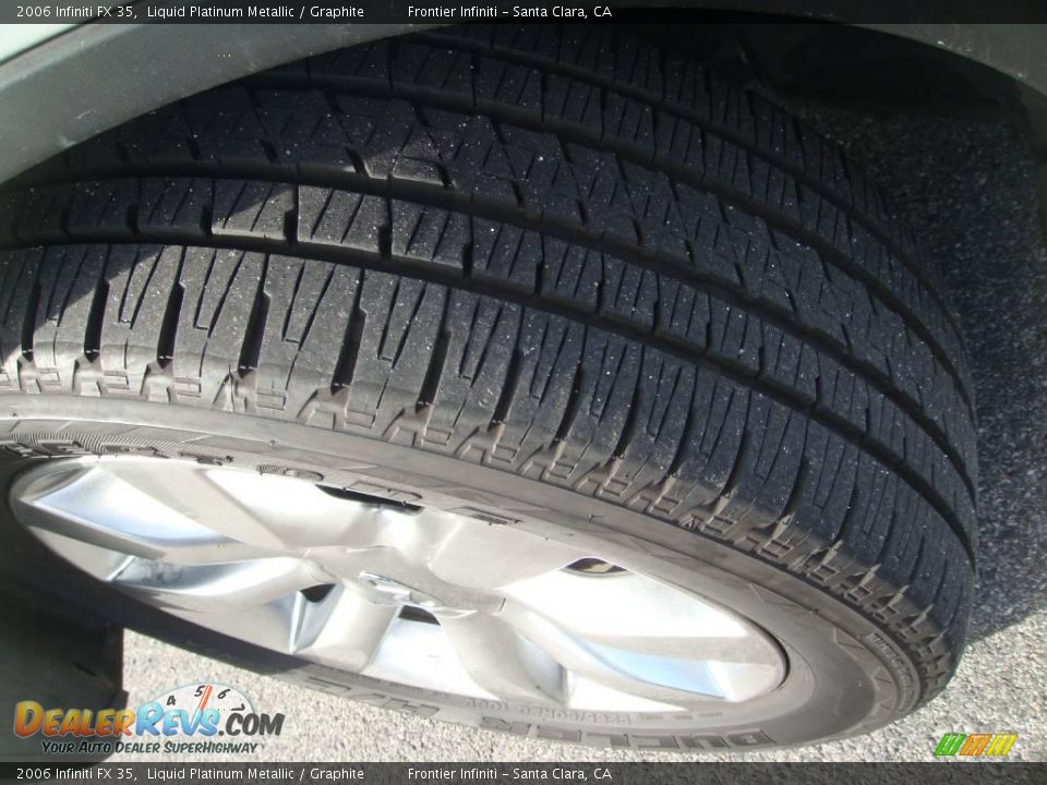 2006 Infiniti FX 35 Liquid Platinum Metallic / Graphite Photo #22