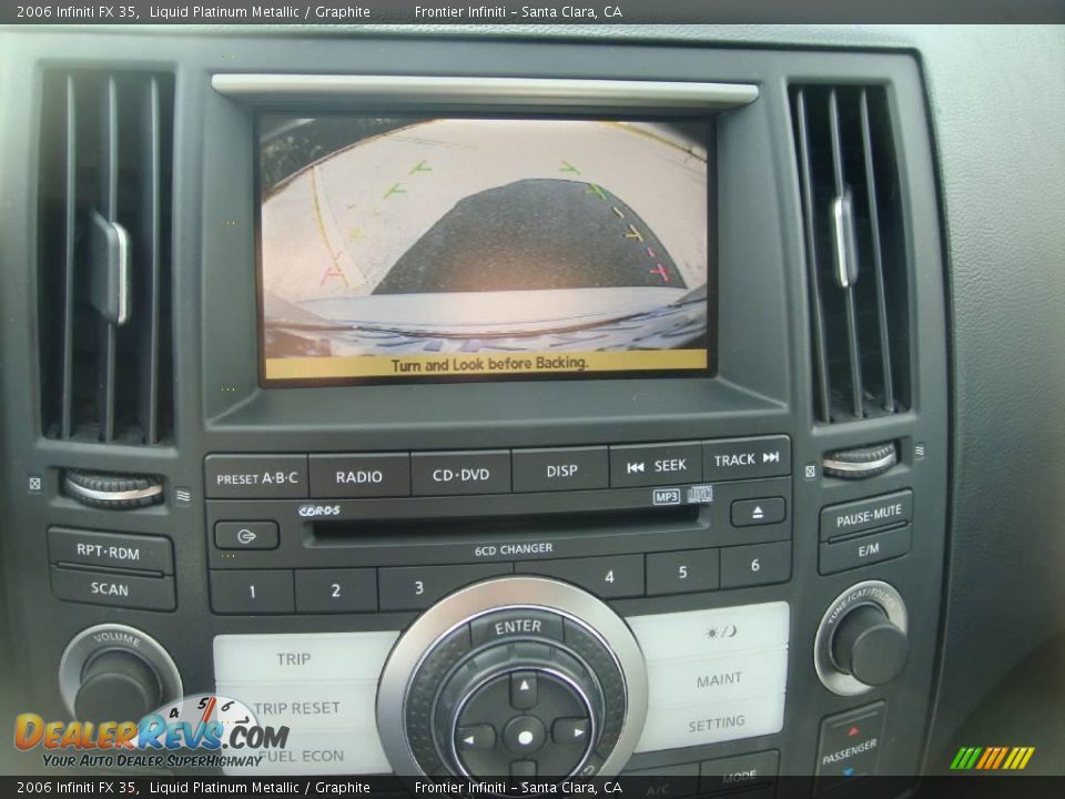 2006 Infiniti FX 35 Liquid Platinum Metallic / Graphite Photo #25