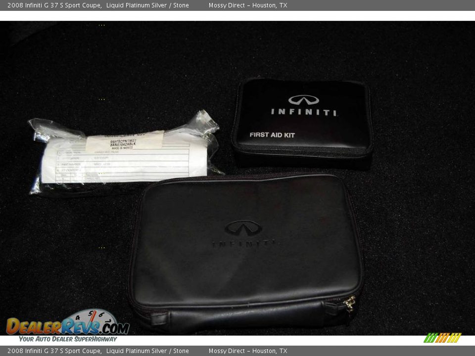 2008 Infiniti G 37 S Sport Coupe Liquid Platinum Silver / Stone Photo #22