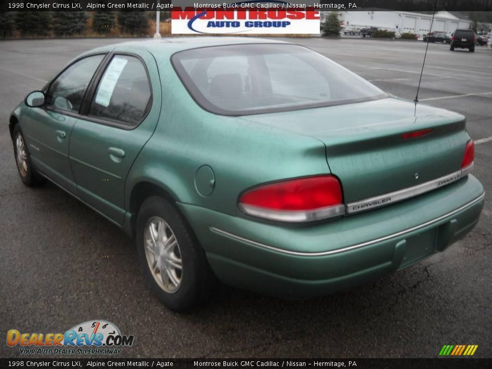 1998 Chrysler Cirrus LXi Alpine Green Metallic / Agate Photo #5