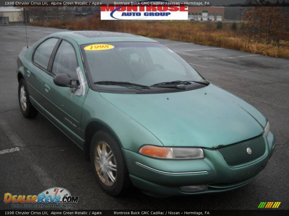 1998 Chrysler Cirrus LXi Alpine Green Metallic / Agate Photo #23
