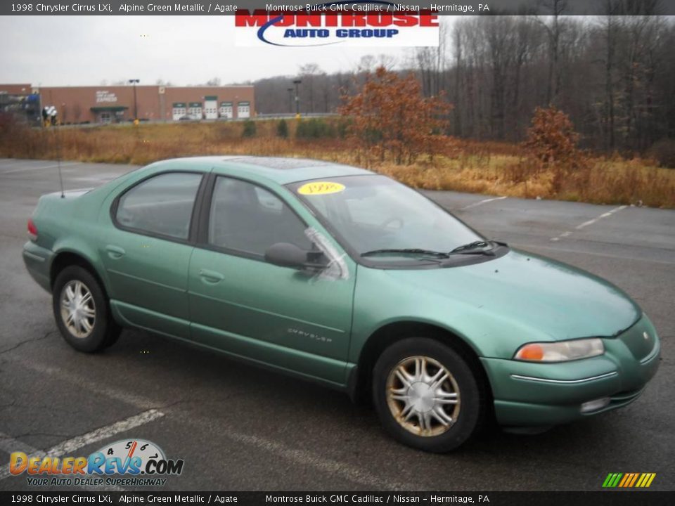 1998 Chrysler Cirrus LXi Alpine Green Metallic / Agate Photo #24