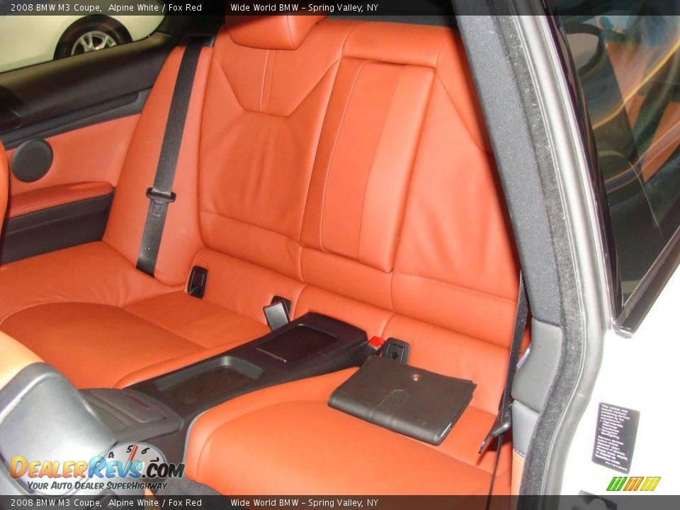 2008 BMW M3 Coupe Alpine White / Fox Red Photo #7