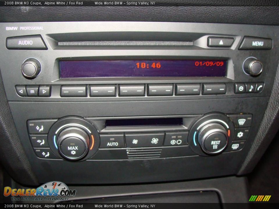 2008 BMW M3 Coupe Alpine White / Fox Red Photo #12