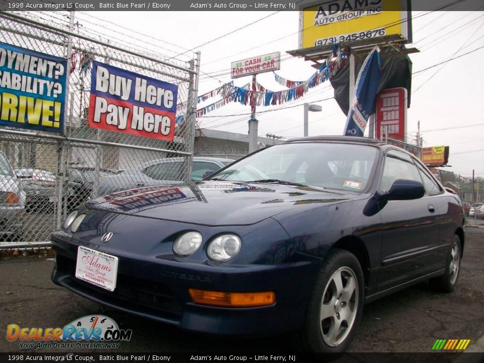 1998 Acura Integra LS Coupe Baltic Blue Pearl / Ebony Photo #1