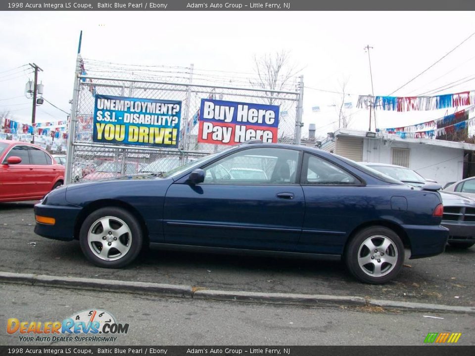 1998 Acura Integra LS Coupe Baltic Blue Pearl / Ebony Photo #2