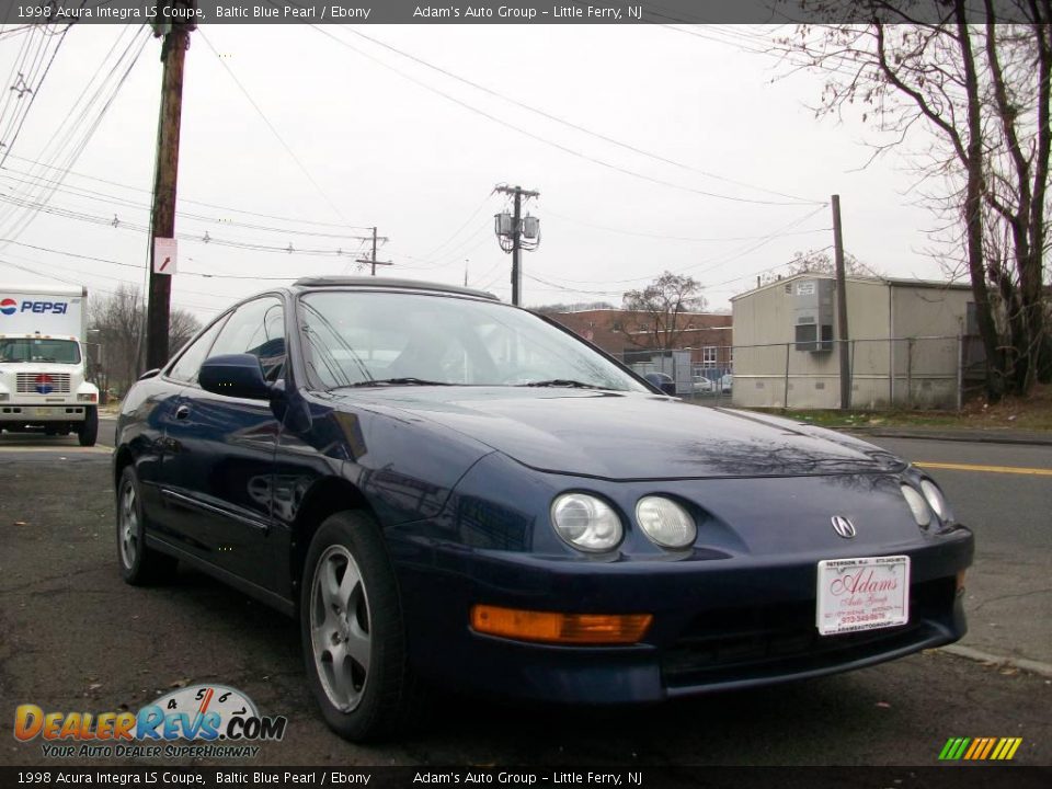 1998 Acura Integra LS Coupe Baltic Blue Pearl / Ebony Photo #4