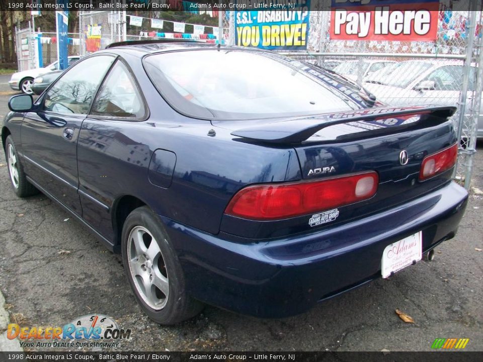 1998 Acura Integra LS Coupe Baltic Blue Pearl / Ebony Photo #5