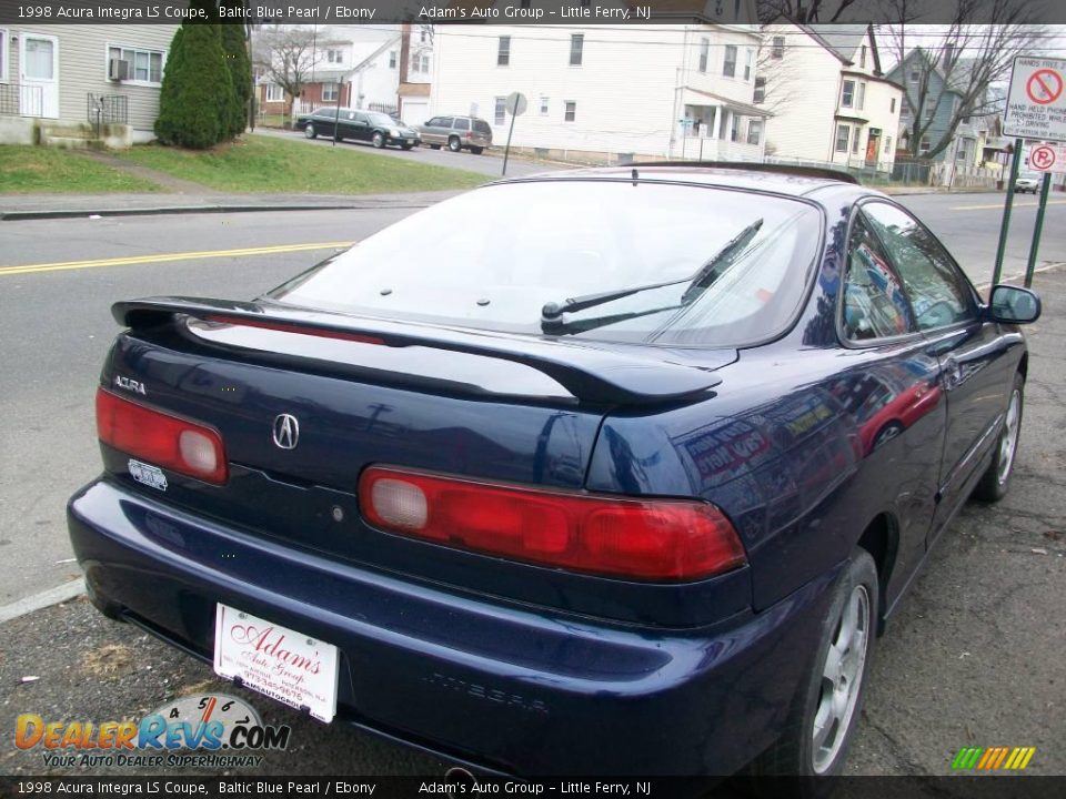 1998 Acura Integra LS Coupe Baltic Blue Pearl / Ebony Photo #7