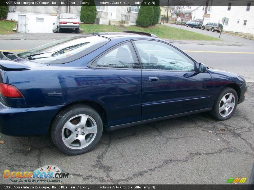 1998 Acura Integra LS Coupe Baltic Blue Pearl / Ebony Photo #8