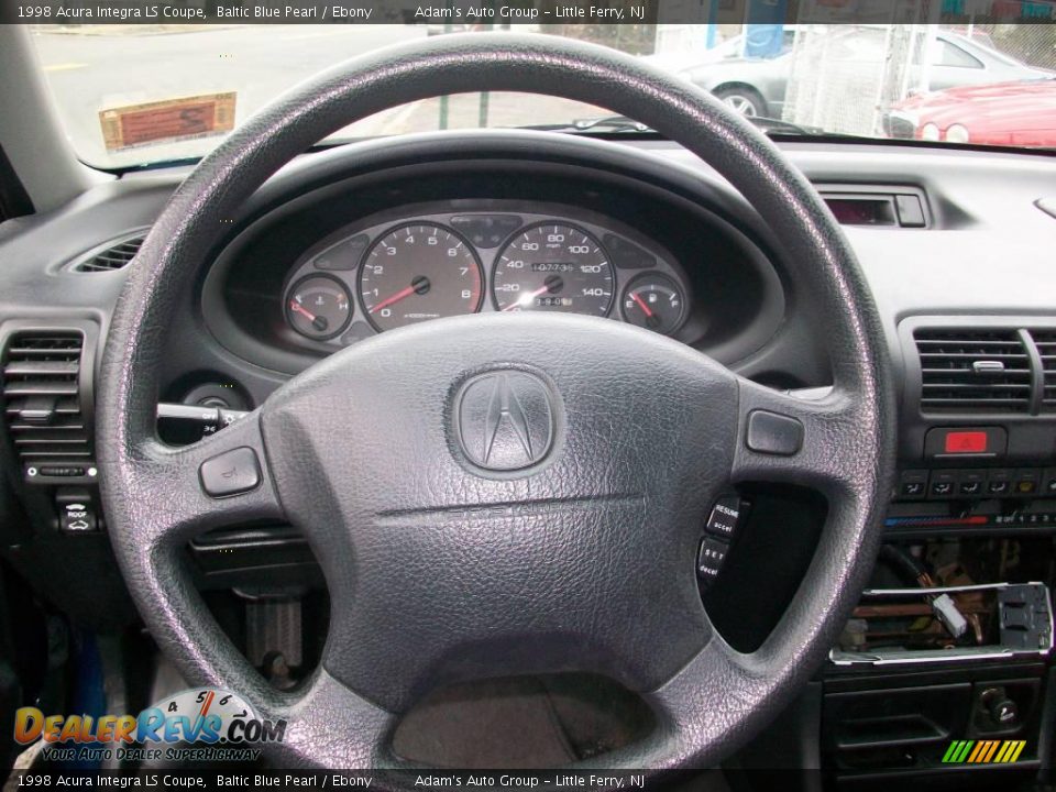 1998 Acura Integra LS Coupe Baltic Blue Pearl / Ebony Photo #9