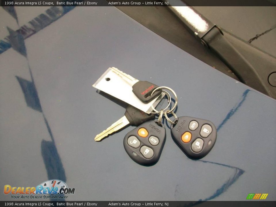 1998 Acura Integra LS Coupe Baltic Blue Pearl / Ebony Photo #27