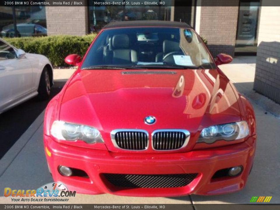 2006 BMW M3 Convertible Imola Red / Black Photo #2
