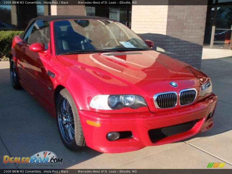 2006 BMW M3 Convertible Imola Red / Black Photo #3