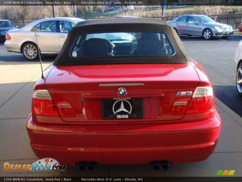 2006 BMW M3 Convertible Imola Red / Black Photo #11