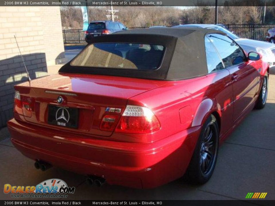 2006 BMW M3 Convertible Imola Red / Black Photo #12