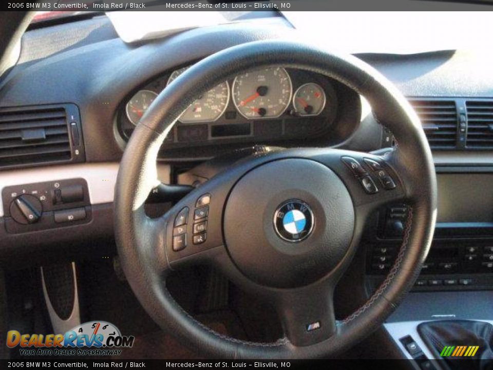 2006 BMW M3 Convertible Imola Red / Black Photo #20