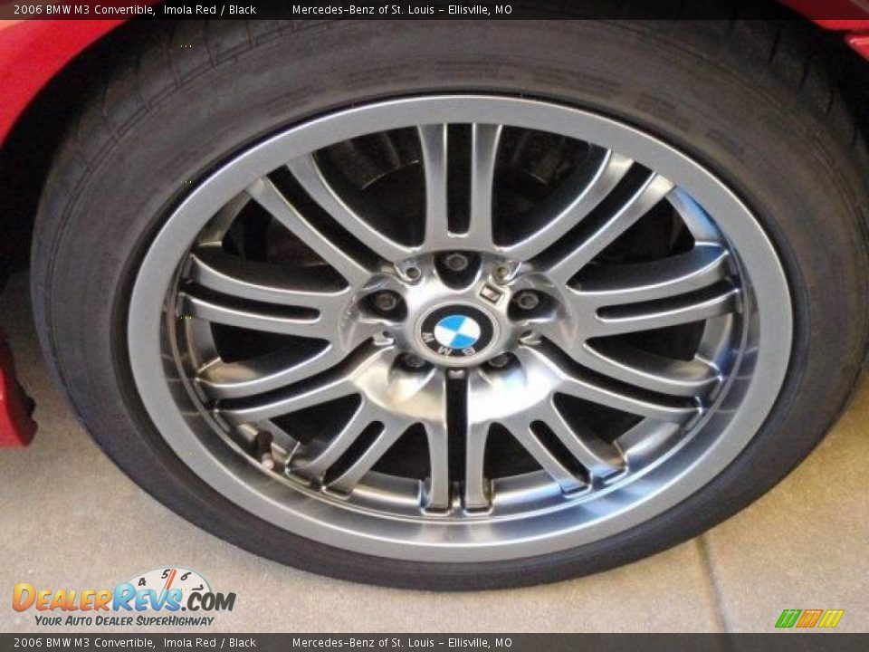 2006 BMW M3 Convertible Imola Red / Black Photo #25